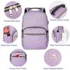 imageMATEIN Laptop Backpack for Women Anti Theft 156 inch College School Bookbag for Girls with USB Charging Port Water Resistant Stylish Travel Computer Work Backpack with for Nurse PurplePurple