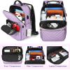 imageMATEIN Laptop Backpack for Women Anti Theft 156 inch College School Bookbag for Girls with USB Charging Port Water Resistant Stylish Travel Computer Work Backpack with for Nurse PurplePurple