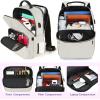 imageMATEIN Laptop Backpack for Women Anti Theft 156 inch College School Bookbag for Girls with USB Charging Port Water Resistant Stylish Travel Computer Work Backpack with for Nurse PurpleWhite