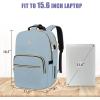 imageMATEIN Laptop Backpack for Women Anti Theft 156 inch College School Bookbag for Girls with USB Charging Port Water Resistant Stylish Travel Computer Work Backpack with for Nurse PurpleBlue