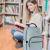 imageMATEIN Laptop Backpack for Women Anti Theft 156 inch College School Bookbag for Girls with USB Charging Port Water Resistant Stylish Travel Computer Work Backpack with for Nurse PurpleBlue