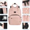 imageMATEIN Nursing Backpack Waterproof College Bag for Women with Removable Organizer 156 Inch Travel Lapatop Backpacks Medical Clinical Doctor Nurse Work Daypack for Women Gifts for Her PinkPink