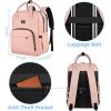 imageMATEIN Nursing Backpack Waterproof College Bag for Women with Removable Organizer 156 Inch Travel Lapatop Backpacks Medical Clinical Doctor Nurse Work Daypack for Women Gifts for Her PinkPink