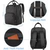 imageMATEIN Nursing Backpack Waterproof College Bag for Women with Removable Organizer 156 Inch Travel Lapatop Backpacks Medical Clinical Doctor Nurse Work Daypack for Women Gifts for Her PinkBlack