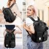 imageMATEIN School Backpack for Girls 156 Inch Cute College Backpack Corduroy Computer Bookbag with USB Charging Port TSA Lightweight Kawaii Travel Laptop Backpack Aesthetic for Teens Students BeigeBlack