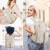 imageMATEIN School Backpack for Girls 156 Inch Cute College Backpack Corduroy Computer Bookbag with USB Charging Port TSA Lightweight Kawaii Travel Laptop Backpack Aesthetic for Teens Students BeigeBeige