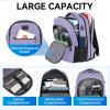 imageMATEIN Travel Backpack for Men Expandable Laptop Backpack with USB Charging PortAnti Theft Business Computer Bag Water Resistant College School Bookbag Gifts for Men Women Fit 156 Inch LaptopBlackPurple