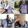 imageMATEIN Travel Backpack for Men Expandable Laptop Backpack with USB Charging PortAnti Theft Business Computer Bag Water Resistant College School Bookbag Gifts for Men Women Fit 156 Inch LaptopBlackPurple
