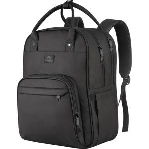 imageMATEIN Nursing Backpack Waterproof College Bag for Women with Removable Organizer 156 Inch Travel Lapatop Backpacks Medical Clinical Doctor Nurse Work Daypack for Women Gifts for Her PinkBlack