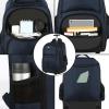 imageMATEIN Rolling Backpack 17 inch Water Resistant Wheeled Laptop Backpack Carry on Luggage Business Bag Overnight College Computer Backpack Trolley Suitcase for Men Women Adults to Travel BlackBlue