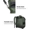 imageMATEIN Rolling Backpack 17 inch Water Resistant Wheeled Laptop Backpack Carry on Luggage Business Bag Overnight College Computer Backpack Trolley Suitcase for Men Women Adults to Travel BlackGreen