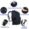 imageMATEIN Rolling Backpack 17 inch Water Resistant Wheeled Laptop Backpack Carry on Luggage Business Bag Overnight College Computer Backpack Trolley Suitcase for Men Women Adults to Travel BlackBlue