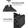 imageMATEIN Rolling Backpack 17 inch Water Resistant Wheeled Laptop Backpack Carry on Luggage Business Bag Overnight College Computer Backpack Trolley Suitcase for Men Women Adults to Travel BlackBlack