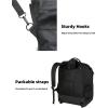 imageMATEIN Rolling Backpack 17 inch Water Resistant Wheeled Laptop Backpack Carry on Luggage Business Bag Overnight College Computer Backpack Trolley Suitcase for Men Women Adults to Travel BlackBlack