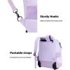 imageMATEIN Rolling Backpack 17 inch Water Resistant Wheeled Laptop Backpack Carry on Luggage Business Bag Overnight College Computer Backpack Trolley Suitcase for Men Women Adults to Travel BlackPurple