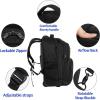 imageMATEIN Rolling Backpack 17 inch Water Resistant Wheeled Laptop Backpack Carry on Luggage Business Bag Overnight College Computer Backpack Trolley Suitcase for Men Women Adults to Travel BlackBlack