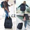 imageMATEIN Rolling Backpack 17 inch Water Resistant Wheeled Laptop Backpack Carry on Luggage Business Bag Overnight College Computer Backpack Trolley Suitcase for Men Women Adults to Travel BlackBlue