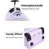 imageMATEIN Rolling Backpack 17 inch Water Resistant Wheeled Laptop Backpack Carry on Luggage Business Bag Overnight College Computer Backpack Trolley Suitcase for Men Women Adults to Travel BlackPurple
