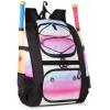 imageMATEIN Softball Bag Lightweight Baseball Bat Backpack with Shoe Compartment Baseball Bag with Fence Hook for TBall Bat ampamp Equipment Softball Gift Catchers Bags for Women Fit Batting Glove HelmetPink  Large