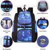 imageMATEIN Softball Bag Lightweight Baseball Bat Backpack with Shoe Compartment Baseball Bag with Fence Hook for TBall Bat ampamp Equipment Softball Gift Catchers Bags for Women Fit Batting Glove HelmetGalaxy Blue  Large