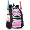 imageMATEIN Softball Bag Lightweight Baseball Bat Backpack with Shoe Compartment Baseball Bag with Fence Hook for TBall Bat ampamp Equipment Softball Gift Catchers Bags for Women Fit Batting Glove HelmetPink