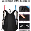 imageMATEIN Softball Bag Lightweight Baseball Bat Backpack with Shoe Compartment Baseball Bag with Fence Hook for TBall Bat ampamp Equipment Softball Gift Catchers Bags for Women Fit Batting Glove HelmetTiedye  Large