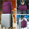 imageMATEIN Weekender Backpack Large Capacity Travelling Suitcase Backpack with Strap for Clothes Expandable Flight Approved Business Carry on Daypack for International Travel BluePurple