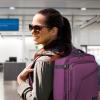 imageMATEIN Weekender Backpack Large Capacity Travelling Suitcase Backpack with Strap for Clothes Expandable Flight Approved Business Carry on Daypack for International Travel BluePurple