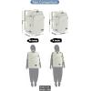 imageMATEIN Weekender Backpack Large Capacity Travelling Suitcase Backpack with Strap for Clothes Expandable Flight Approved Business Carry on Daypack for International Travel BlueLight Beige