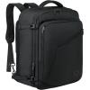 imageMATEIN Weekender Backpack Large Capacity Travelling Suitcase Backpack with Strap for Clothes Expandable Flight Approved Business Carry on Daypack for International Travel BlueBlack