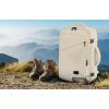 imageMATEIN Weekender Backpack Large Capacity Travelling Suitcase Backpack with Strap for Clothes Expandable Flight Approved Business Carry on Daypack for International Travel BlueLight Beige