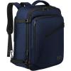 imageMATEIN Weekender Backpack Large Capacity Travelling Suitcase Backpack with Strap for Clothes Expandable Flight Approved Business Carry on Daypack for International Travel BlueBlue