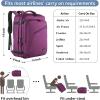 imageMATEIN Weekender Backpack Large Capacity Travelling Suitcase Backpack with Strap for Clothes Expandable Flight Approved Business Carry on Daypack for International Travel BluePurple