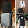imageMATEIN Weekender Backpack Large Capacity Travelling Suitcase Backpack with Strap for Clothes Expandable Flight Approved Business Carry on Daypack for International Travel BlueBlack