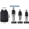 imageMATEIN Weekender Backpack Large Capacity Travelling Suitcase Backpack with Strap for Clothes Expandable Flight Approved Business Carry on Daypack for International Travel BlueBlack