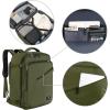imageMATEIN Weekender Backpack Large Capacity Travelling Suitcase Backpack with Strap for Clothes Expandable Flight Approved Business Carry on Daypack for International Travel BlueOlive Green