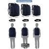 imageMATEIN Weekender Backpack Large Capacity Travelling Suitcase Backpack with Strap for Clothes Expandable Flight Approved Business Carry on Daypack for International Travel BlueBlue