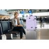imageMATEIN Weekender Backpack Large Capacity Travelling Suitcase Backpack with Strap for Clothes Expandable Flight Approved Business Carry on Daypack for International Travel BlueLight Purple