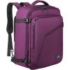 imageMATEIN Weekender Backpack Large Capacity Travelling Suitcase Backpack with Strap for Clothes Expandable Flight Approved Business Carry on Daypack for International Travel BluePurple