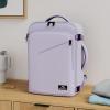 imageMATEIN Weekender Backpack Large Capacity Travelling Suitcase Backpack with Strap for Clothes Expandable Flight Approved Business Carry on Daypack for International Travel BlueLight Purple