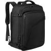 imageMATEIN Weekender Backpack Large Capacity Travelling Suitcase Backpack with Strap for Clothes Expandable Flight Approved Business Carry on Daypack for International Travel BlueBlack