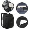imageMATEIN Weekender Backpack Large Capacity Travelling Suitcase Backpack with Strap for Clothes Expandable Flight Approved Business Carry on Daypack for International Travel BlueBlack
