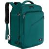 imageMATEIN Weekender Backpack Large Capacity Travelling Suitcase Backpack with Strap for Clothes Expandable Flight Approved Business Carry on Daypack for International Travel BluePeacock Blue