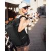 imageMATEIN Carry on Backpack for Women 52L TSA Travel Laptop Backpack with USB Charging Port ampamp Shoes Compartment 17 Inch Extra Large Expandable Flight Approved Computer Bag with 2 Packing Cubes BeigeBlack