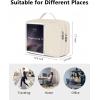 imageMATEIN Electronics Organizer Travel Case Water Resistant Cable Organizer Bag for Travel Essentials Tech Gifts for Men Storage Bag as Accessories for Phone Cord Tablet BlackWhite