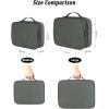 imageMATEIN Electronics Organizer Travel Case Water Resistant Cable Organizer Bag for Travel Essentials Tech Gifts for Men Storage Bag as Accessories for Phone Cord Tablet BlackGrey