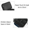 imageMATEIN Electronics Organizer Travel Case Water Resistant Cable Organizer Bag for Travel Essentials Tech Gifts for Men Storage Bag as Accessories for Phone Cord Tablet BlackNavy Blue