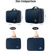 imageMATEIN Electronics Organizer Travel Case Water Resistant Cable Organizer Bag for Travel Essentials Tech Gifts for Men Storage Bag as Accessories for Phone Cord Tablet BlackNavy Blue