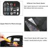 imageMATEIN Electronics Organizer Travel Case Water Resistant Cable Organizer Bag for Travel Essentials Tech Gifts for Men Storage Bag as Accessories for Phone Cord Tablet BlackAntique Black