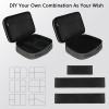 imageMATEIN Electronics Organizer Travel Case Water Resistant Cable Organizer Bag for Travel Essentials Tech Gifts for Men Storage Bag as Accessories for Phone Cord Tablet BlackGrey